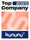 Auszeichnung als Kununu Top Company 2023